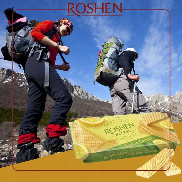 Pakiet Wafle Lemon Cytrynowe 16x216 g Roshen zdjęcie 3