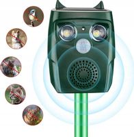 Solarny Odstraszacz Ptaków Zwierząt Leśnych Gryzoni Myszy Kotów Psów