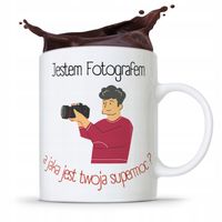 Kubek Dla Fotografa A Jaka Jest Twoja Supermoc? Z Nadrukiem Ze Zdjęciem