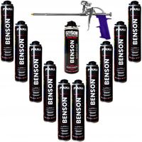 PIANKA PUR IZOLACJA NATRYSKOWA OCIEPLENIE PODDASZA ZESTAW CZYŚCIK PISTOLET