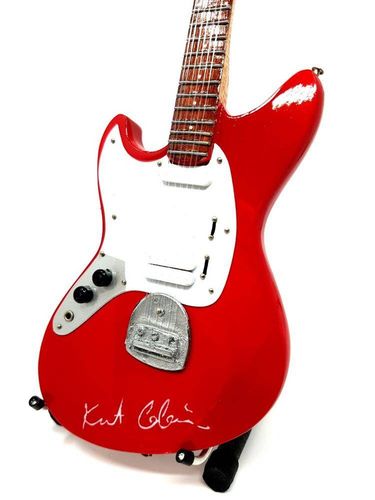 Mini gitara Kurt Cobain, Nirvana MGT-0277, skala 1:4 na Arena.pl