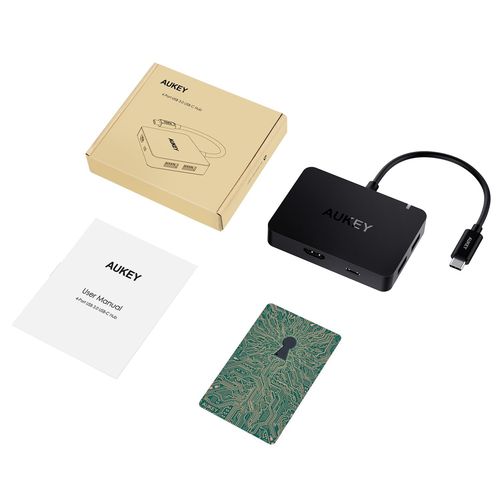 AUKEY CB-C58 HUB USB-C PC | 4k HDMI | 4xUSB 3.0 na Arena.pl