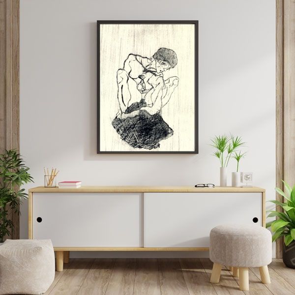 Sorrow, Egon Schiele - plakat 61x91,5 cm zdjęcie 2
