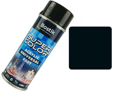 Farba w sprayu Acrylic Fast (czarny połysk, RAL9005)