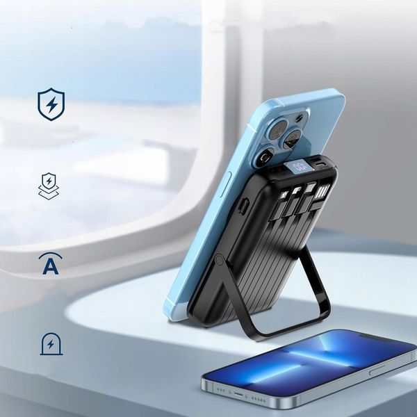 SZYBKI BEZPRZEWODOWY POWER BANK z MagSafe INDUKCYJNY PODSTAWKA 10000mAh zdjęcie 15