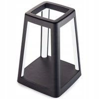 Lampa LED z ładowarką indukcyjną Lexon Lantern LH94N Czarna Akumulatorowa