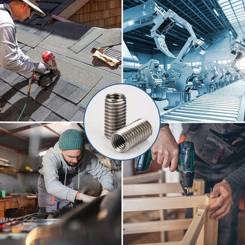 10X Tulejki do naprawy gwintu M8/M6 redukcja L=20mm stal nierdzewna na Arena.pl