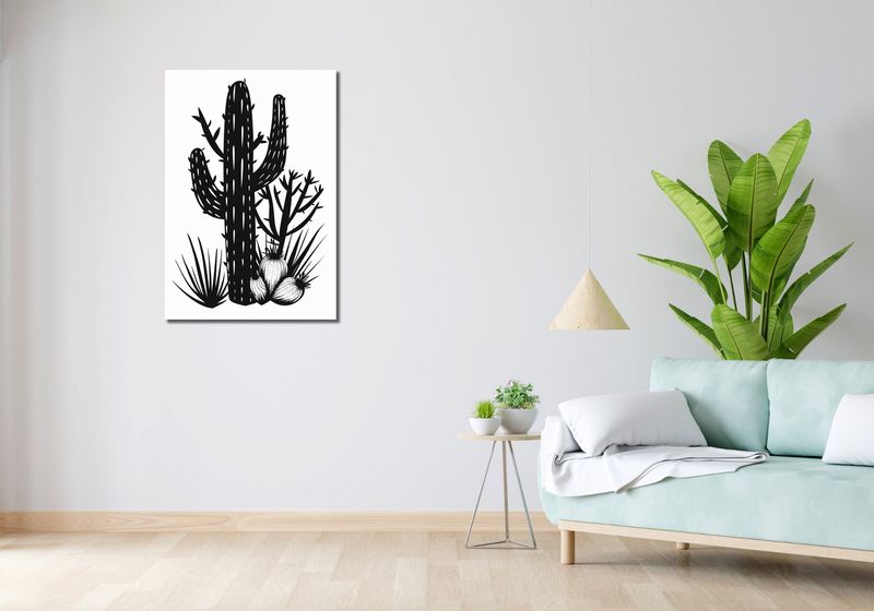 Obraz 60x90cm Kaktus w Krasie zdjęcie 2