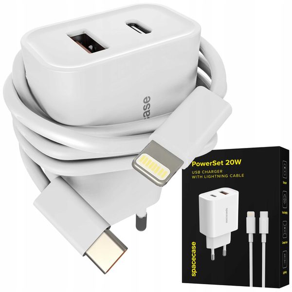 Spacecase Powerset Charger 20W With Lightning Ps20W-11 zdjęcie 1