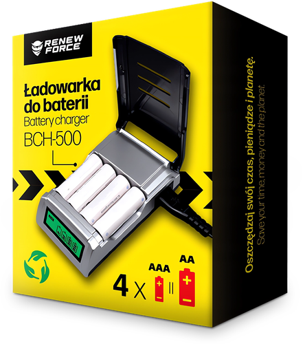 Szybka Ładowarka do Baterii Akumulatorków Paluszków AA i AAA Automatyczna na Arena.pl