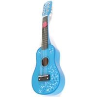 Klasyczna Gitara dla dzieci Niebieska drewniana 53 cm