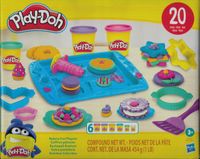 PLAY-DOH CIASTOLINA ZESTAW PIEKARNIA F8118 20 AKCESORIÓW + 6 TUB