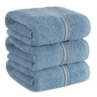 Ręcznik Tris 30X50 cm niebieski z ozdobną bordiurą elegancki