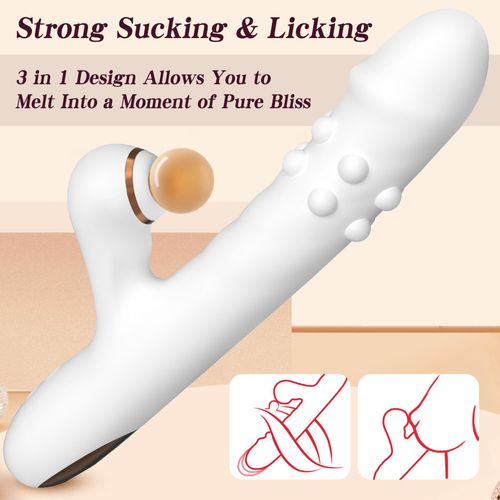 silicone vibrator - 3 rotating functions and 7 licking functions na Arena.pl