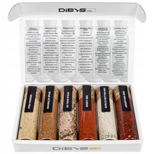 zestaw przypraw do grilla "do your barbecue" 6x60ml na Arena.pl