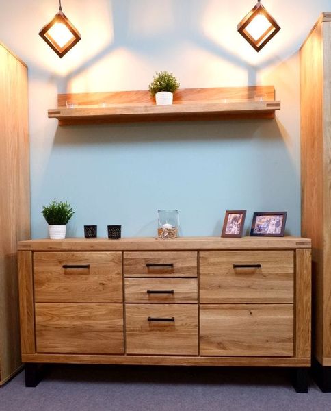 Półka ścienna dębowa Como / Riva zdjęcie 9