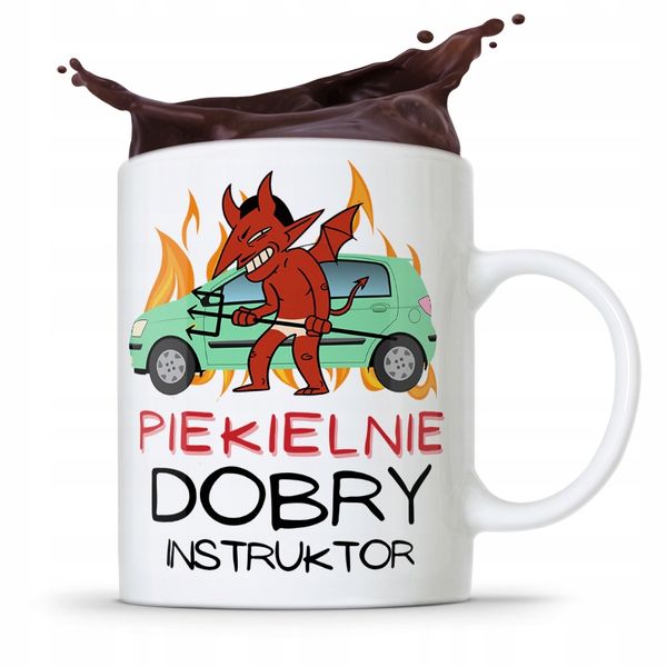 Dla Instruktora Kubek Prezent Piekielnie Dobry Z Nadrukiem Ze Zdjęciem zdjęcie 1