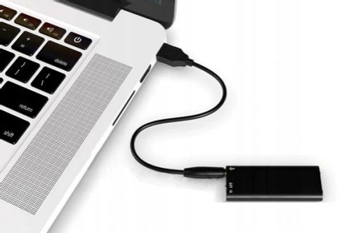 DYKTAFON SZPIEGOWSKI MINI CYFROWY PODSŁUCH MAŁY PENDRIVE 16GB SŁUCHAWKI na Arena.pl