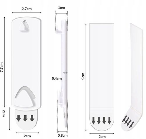 Haczyk Samoprzylepny Klejący Gwóźdź Na OBRAZ 10szt na Arena.pl