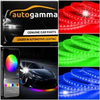 Oświetlenie podwozia Auta LED RGB Tuning Zestaw Android iOS Bluetooth