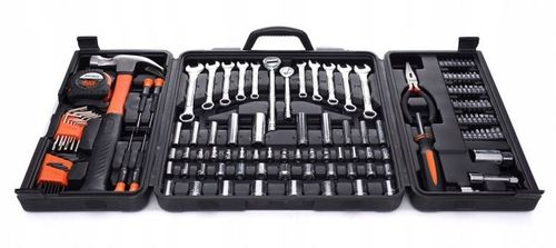 ZESTAW KLUCZY NARZĘDZI KLUCZE NASADOWE W WALIZCE 140 EL WALIZKA NARZĘDZIOWA na Arena.pl