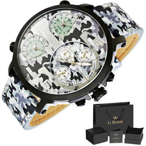 Zegarek Męski G.Rossi Triple Time E11706A2-6F2 na Arena.pl