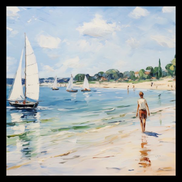 Plakat 40x40cm Życie na Brzegu zdjęcie 2