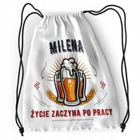 Plecak Dla Mileny Sportowy Szkolny Worek Torba Z Nadrukiem Ze Zdjęciem