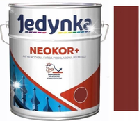 JEDYNKA NEOKOR + PLUS ANTYKOROZYJNA FARBA PODKŁADOWA CZERWONY TLENKOWY 10L
