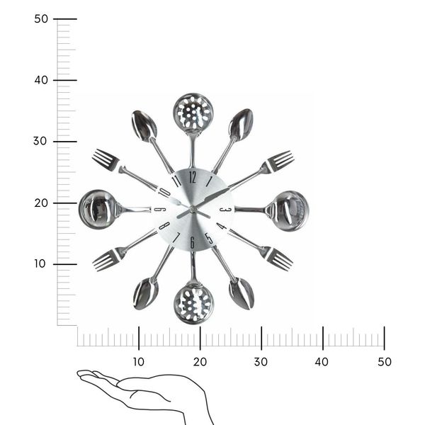 Zegar Cutlery 38cm zdjęcie 3