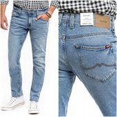 MUSTANG OREGON TAPERED MĘSKIE SPODNIE JEANSOWE DŻINSOWE SLIM BLUE