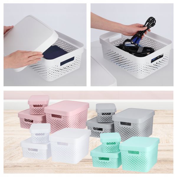 Curver Pojemnik Pudełko Z Pokrywką 11 L Biały zdjęcie 5