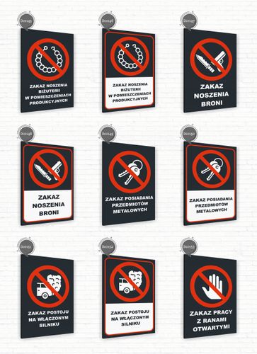 Tabliczka znak informacyjny 20x15 Antracyt ZAKAZ POŁOWU RYB Nierdzewna na Arena.pl