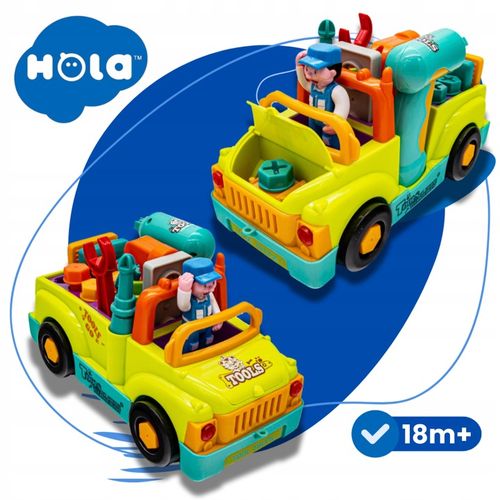 Auto do skręcania rozkręcania mały mechanik jeździ gra interaktywny na Arena.pl