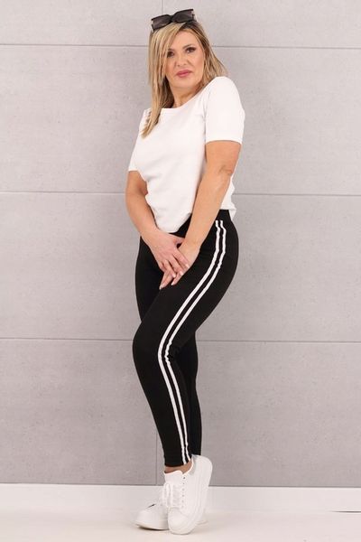 LEGINSY BAWEŁNIANE ELASTYCZNE SPORTOWE WYSZCZUPLAJĄCE DUŻE ROZMIARY zdjęcie 6