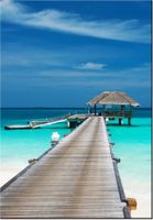 100 70CM OBRAZ PŁÓTNO BUNGALOW PŁÓTNO RAMA