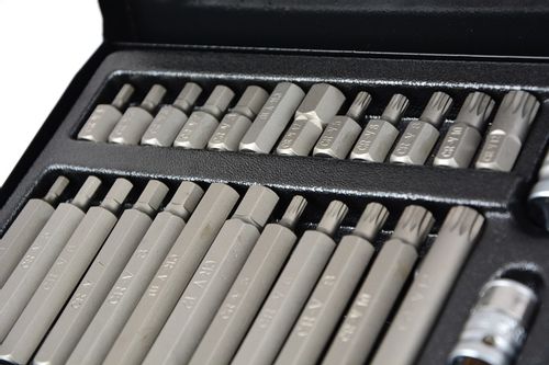 ZESTAW BITÓW KOŃCÓWKI IMBUS TORX SPLINE 40el FARYS na Arena.pl