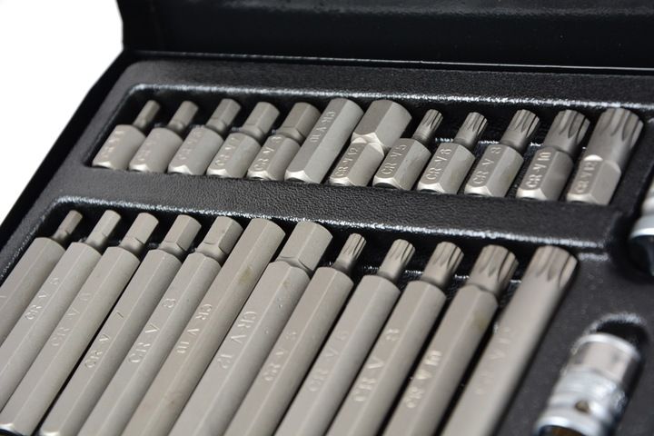 ZESTAW BITÓW KOŃCÓWKI IMBUS TORX SPLINE 40el FARYS zdjęcie 5
