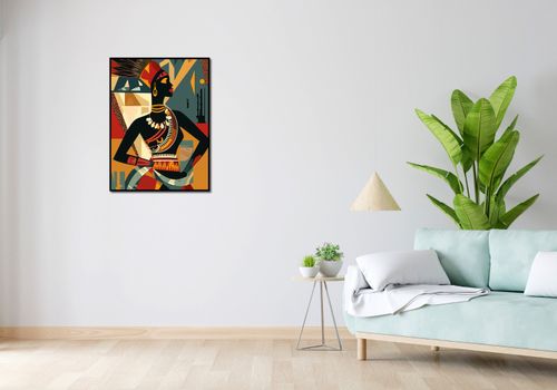 Plakat 60x80cm Afrykańska Mozaika na Arena.pl