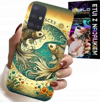 ETUI DO SAMSUNG GALAXY A51 - ZNAK ZODIAKU, RYBA ASTRONOMIA + FOLIA