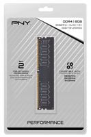 Pamięć RAM PNY Performance 8GB DDR4 2666MHz DIMM CL19 (MD8GSD42666-SB)