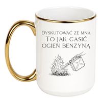 Duży Biało-Złoty 450 ml