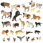 KX3501 Figurki zwierzeta zoo zestaw do zabawy 28