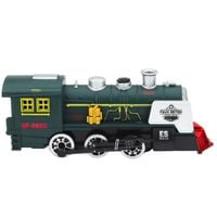 DLA DZIECI ZABAWKOWA ZIELONA LOKOMOTYWA DZWIEKI