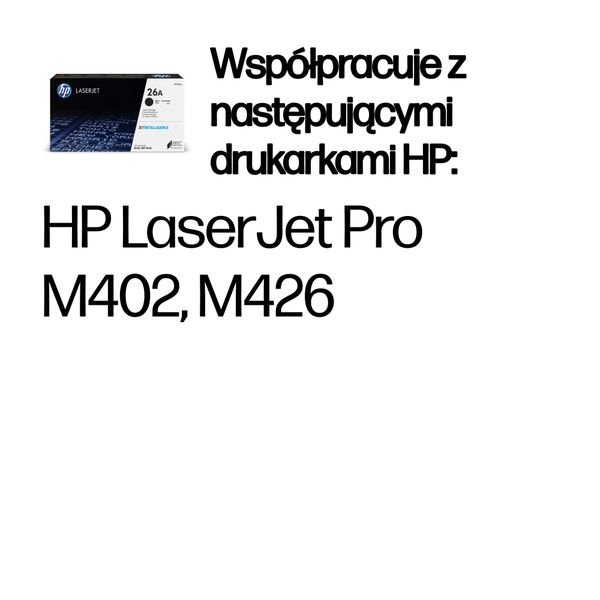 Toner HP 26A black 3100str. zdjęcie 10