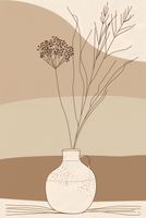 Plakat 68x101cm Kojący Wazon