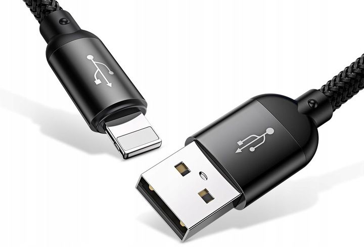 BASEUS MOCNY KABEL USB PRZEWÓD 3W1 DO IPHONE MICRO TYP-C USB-C 3.5A 30CM zdjęcie 8