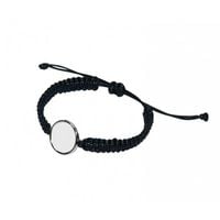 Bransoletka sznurkowa z kółkiem Sublimacja Termotransfer