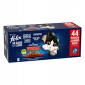 Felix Karma dla kota saszetki wołowina kurczak kaczka jagnięcina 44x85 g
