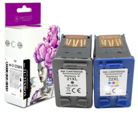 2X TUSZE INKDIGO 21XL + 22XL DO HP F4180 F2280 F2180 F380 D1560 F370 KPL